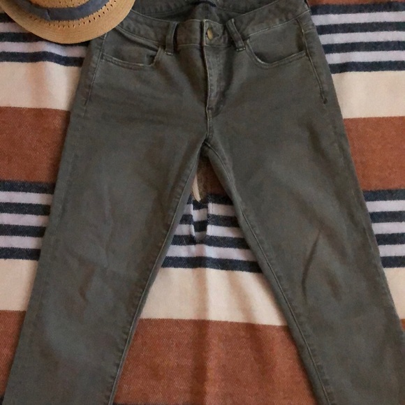 American Eagle Outfitters Green Denim - Picture 1 of 3